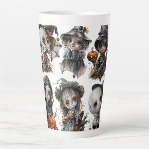 Halloween Series_2 Digital Art Latte Mug
