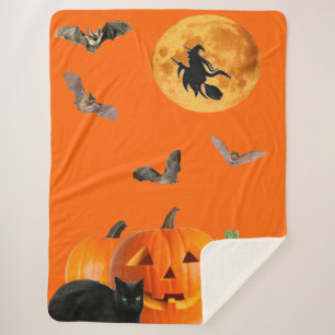 Halloween Sherpa Blanket