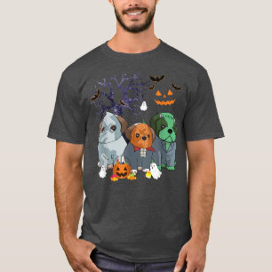 Halloween Shih Tzu Dog Witch Scary Halloween Costu T-Shirt