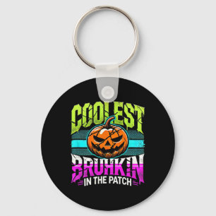 Halloween Shirt Boys Pumpkin Thanksgiving Bruh Hal Key Ring