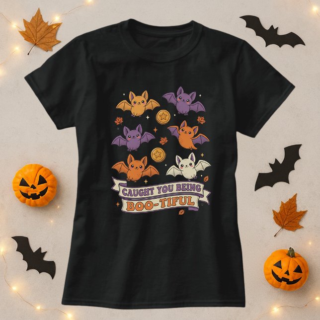 Halloween Shirt; Caught You Being BOO-tiful  T-Shirt (Creator Uploaded)