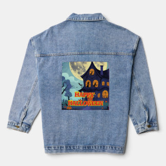 Halloween shirt  denim jacket