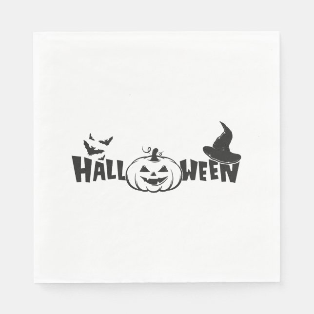 Halloween Shirt, Funny Halloween Shirt Napkin (Front)