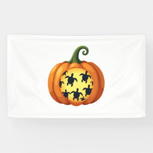 Halloween Shirt Pumpkin Turtle Sea Halloween Costu Banner