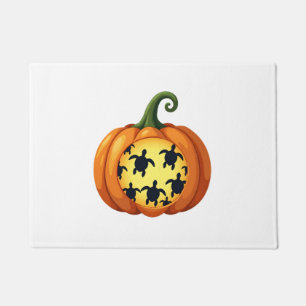 Halloween Shirt Pumpkin Turtle Sea Halloween Costu Doormat