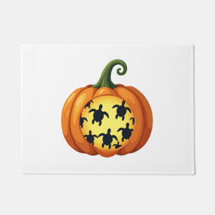 Halloween Shirt Pumpkin Turtle Sea Halloween Costu Doormat