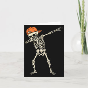 Halloween Shirts Cool Teen Boys Skeleton Dab Mens Card