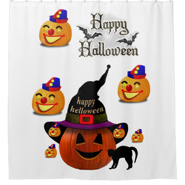Halloween Shower Curtain (Front)