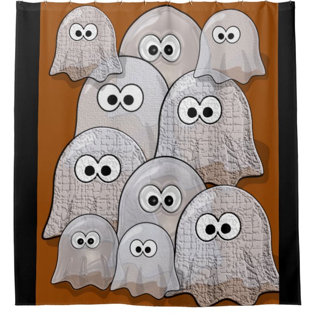 Halloween Shower Curtain (Front)