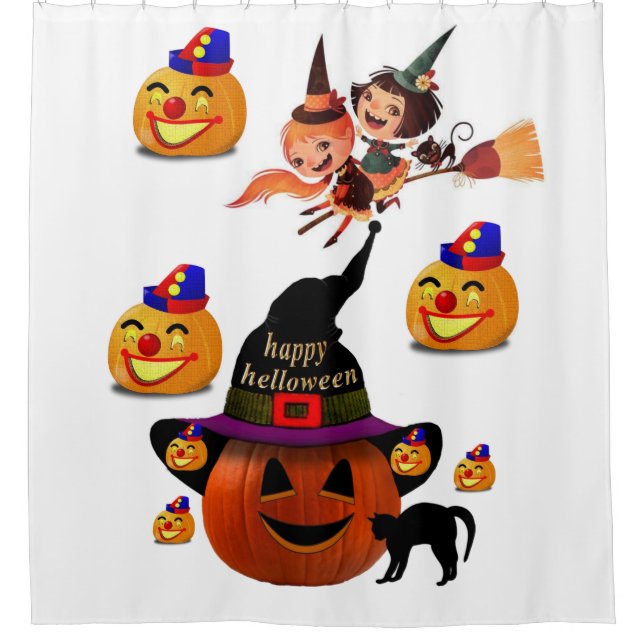 Halloween Shower Curtain (Front)