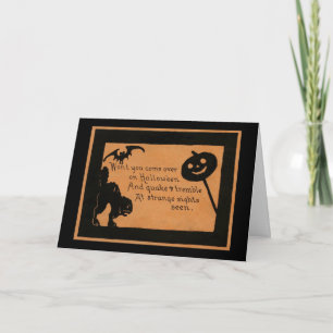 Halloween Silhouettes Card