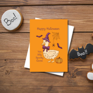 Halloween Silly Goose Card