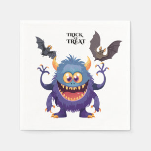 Halloween Silly Monster Napkin