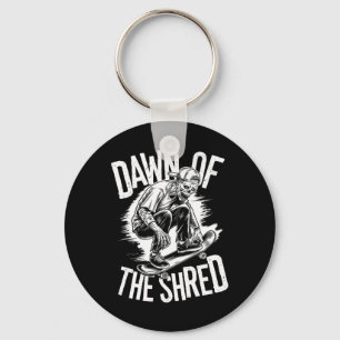 Halloween Skateboard Dawn Of The Shred Zombie Skat Key Ring