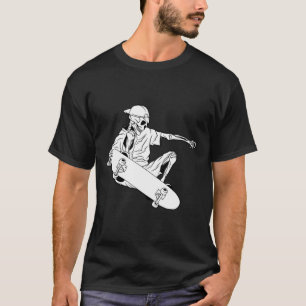 Halloween Skateboard For Men Gift Skateboarding Sk T-Shirt