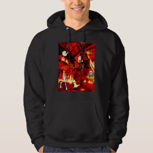 Halloween Skeleton And Monsters Party Hoodie