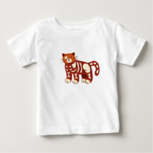 Halloween Skeleton Cat Illustration Baby T-Shirt