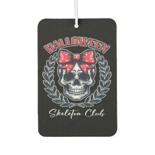 Halloween Skeleton Club Car Air Freshener
