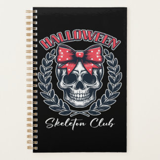 Halloween Skeleton Club Planner