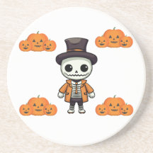 Halloween Skeleton Coasters