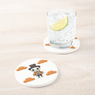 Halloween Skeleton Coasters
