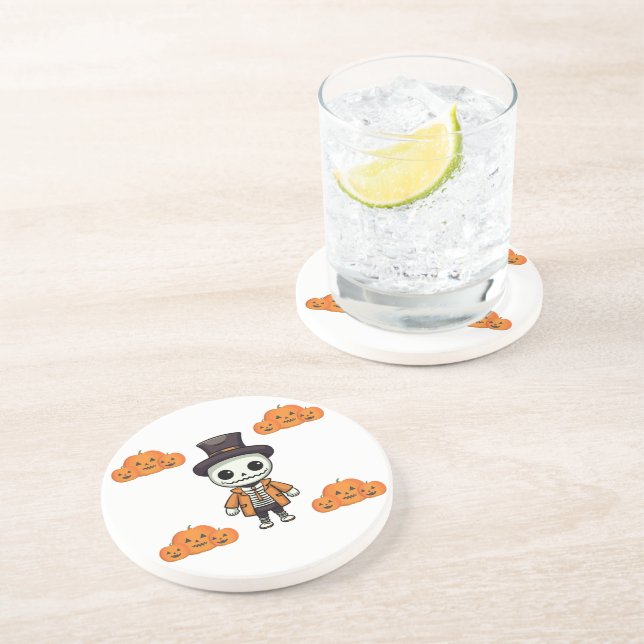 Halloween Skeleton Coasters (Side)