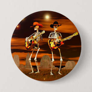 Halloween Skeleton Concert 7.5 Cm Round Badge