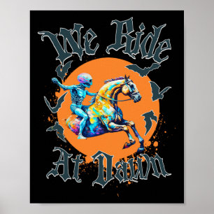 Halloween Skeleton Costume  Poster
