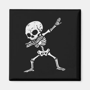 Halloween Skeleton Dabbing Costume Boys Girls Kids Magnet