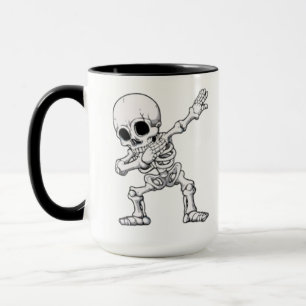 Halloween Skeleton Dabbing  Mug
