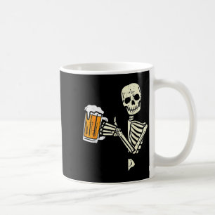 Halloween Skeleton Dad Funny Lazy Skull Costume Pa Coffee Mug