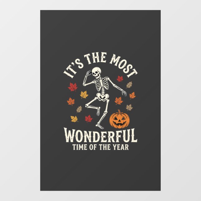 Halloween Skeleton Dance Pumpkin Fall (Sheet)