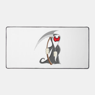Halloween skeleton Death Desk Mat
