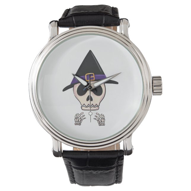 Halloween Skeleton design, Spooky Halloween Watch (Front)