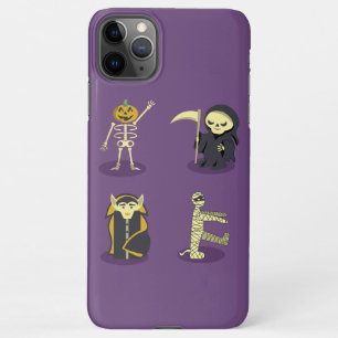 Halloween Skeleton Dracula Mummy Grim Reaper iPhone 11Pro Max Case