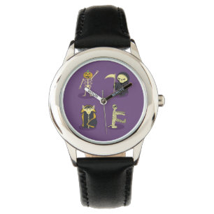Halloween Skeleton Dracula Mummy Grim Reaper Watch