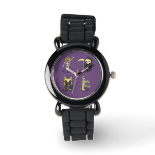 Halloween Skeleton Dracula Mummy Grim Reaper Watch