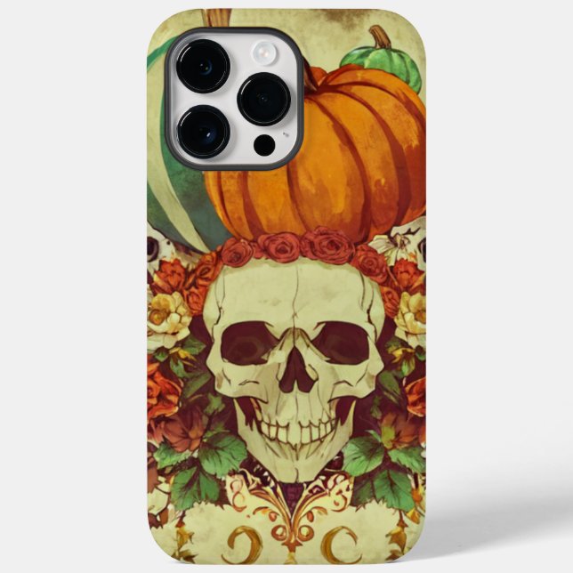 Halloween/skeleton/fall/pumpkin iPhone / iPad case (Back)