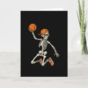 Halloween Skeleton Funny Sketll Shirt For Teens Bo Card