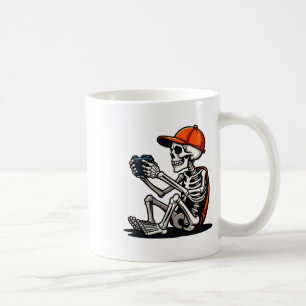 Halloween Skeleton Gamer Video Gaming 1 Coffee Mug