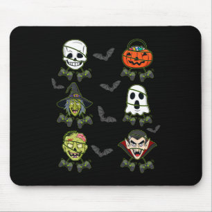Halloween Skeleton Gaming Witch Vampire Zombie Boy Mouse Pad