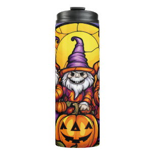 Halloween Skeleton Gnomes Thermal Tumbler