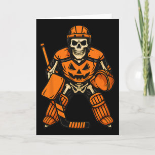 Halloween Skeleton Goalie Pumpkin Costume, Grandso Card