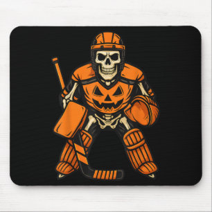 Halloween Skeleton Goalie Pumpkin Costume, Grandso Mouse Pad