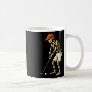 Halloween Skeleton Golf Costume Funny Men Boys Kid Coffee Mug