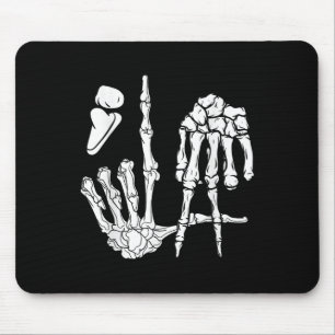 Halloween Skeleton Hand Comma La Punctuation Kamal Mouse Pad