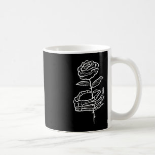 Halloween Skeleton Hand Rose Goth Costume Women Me Coffee Mug
