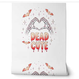 halloween Skeleton Hands Heart, Bats & Blood Wallpaper