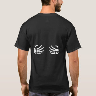 Halloween Skeleton Hands T-Shirt | Funny Spooky Pu