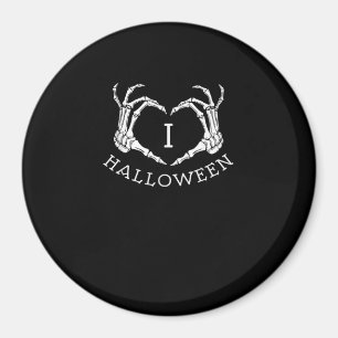 Halloween Skeleton Heart Fall Magnet
